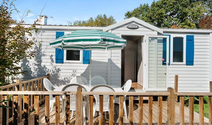 Mobil-home | Classic | 2 Ch. | 4/6 pers. | Terrasse surélevée non couverte | A/C 0