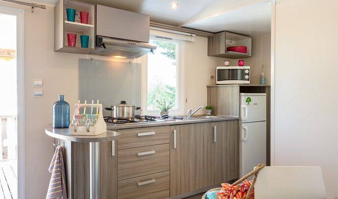 Mobil-home | Classic | 2 Ch. | 4/6 pers. | Terrasse surélevée | A/C 1