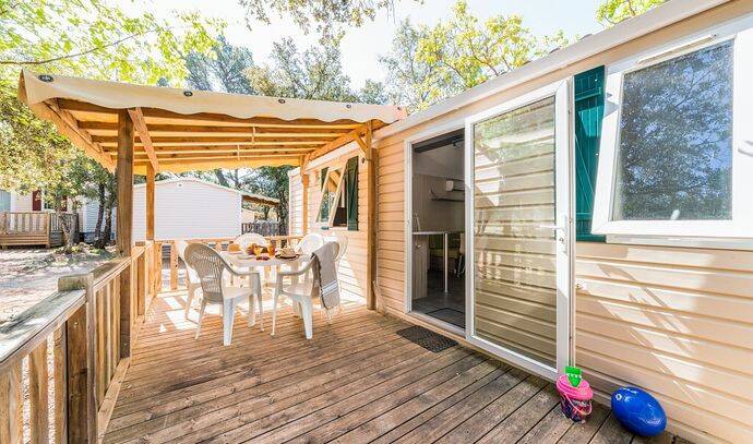 Mobil-home | Classic | 2 Ch. | 4/6 pers. | Terrasse surélevée | A/C 3
