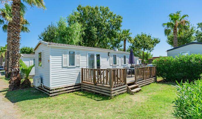 Mobil-home | Classic | 2 Ch. | 4/6 pers. | Terrasse surélevée non couverte | A/C 0