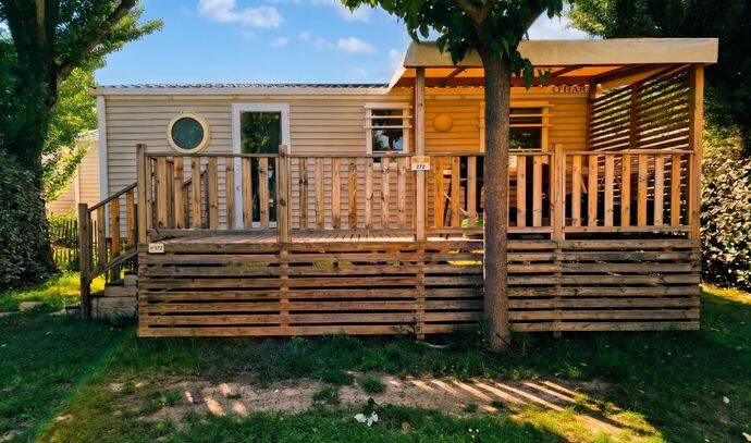 Mobil-home | Classic | 3 Ch. | 6 pers. | Terrasse surélevée | A/C | TV 0