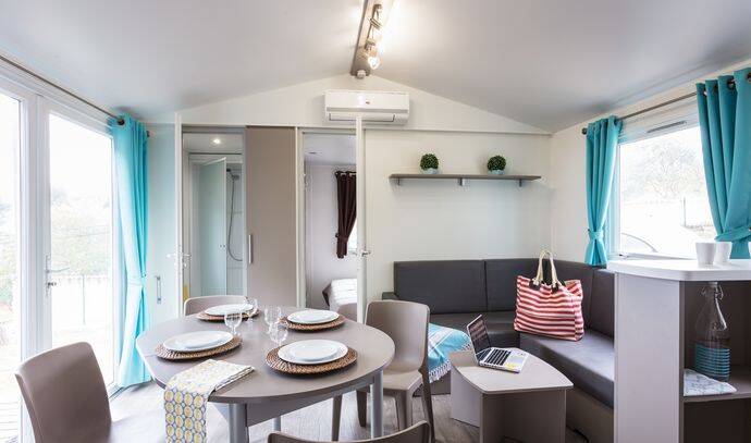 Mobil-home | Comfort | 3 Ch. | 6 pers. | Terrasse surélevée | A/C 2