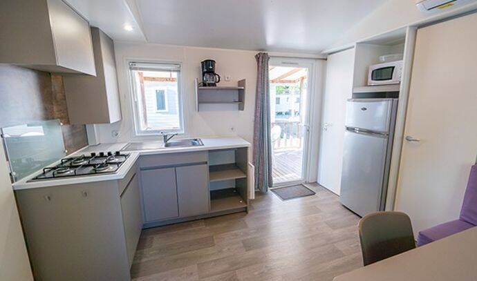 Mobil-home | Classic | 3 Ch. | 6 pers. | Terrasse surélevée | A/C 1