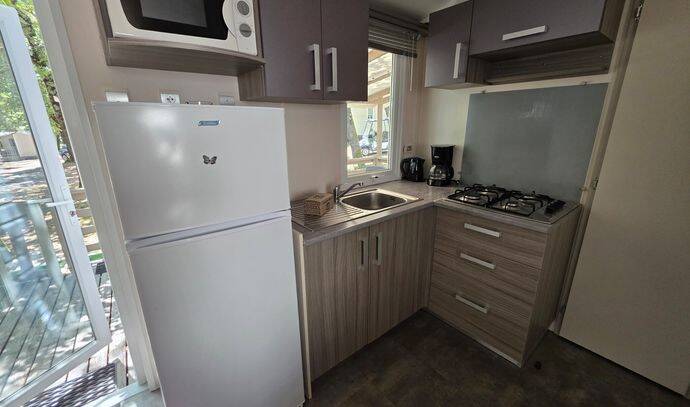 Mobil-home | Classic | 3 Ch. | 6 pers. | Terrasse surélevée | A/C 3