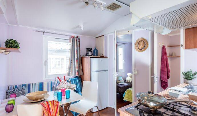 Mobil-home | Comfort | 2 Ch. | 4 pers. | Terrasse surélevée | A/C 2