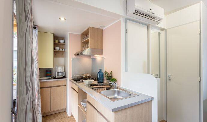 Mobil-home | Comfort | 3 Ch. | 6 pers. | Terrasse surélevée | A/C 5
