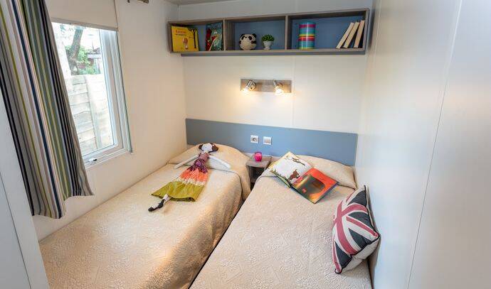 Mobil-home | Comfort | 3 Ch. | 6 pers. | Terrasse surélevée | A/C 3