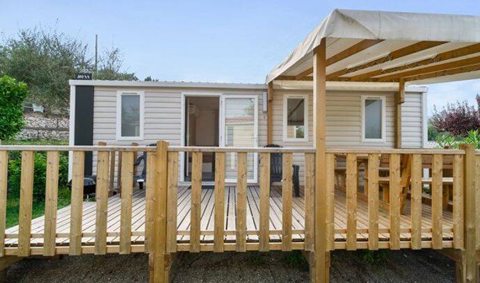 Mobil-home | Comfort | 2 Ch. | 4 pers. | Terrasse surélevée | A/C 0