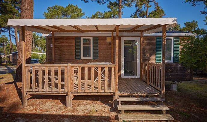 Mobil-home | Comfort | 2 Ch. | 4/6 pers. | Terrasse surélevée | A/C 1