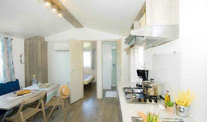 Mobil-home | Comfort | 2 Ch. | 4/6 pers. | Terrasse surélevée | A/C 3