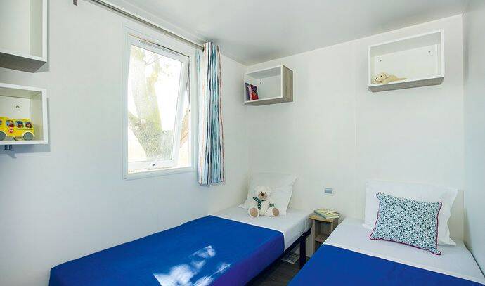 Mobil-home | Comfort | 2 Ch. | 4/6 pers. | Terrasse surélevée | A/C 6