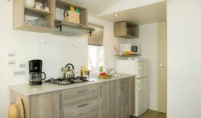 Mobil-home | Comfort | 2 Ch. | 4/6 pers. | Terrasse surélevée | A/C 4