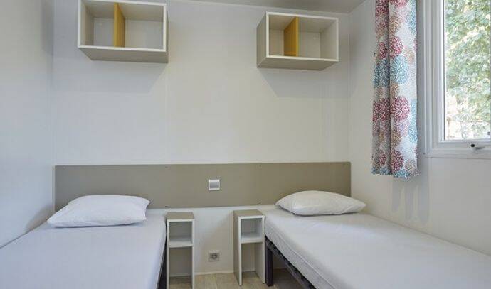 Mobil-home | Comfort | 2 Ch. | 4/6 pers. | Terrasse surélevée | A/C 4