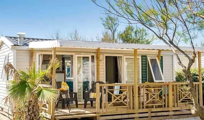 Mobil-home | Comfort | 2 Ch. | 4/6 pers. | Terrasse surélevée | A/C 0
