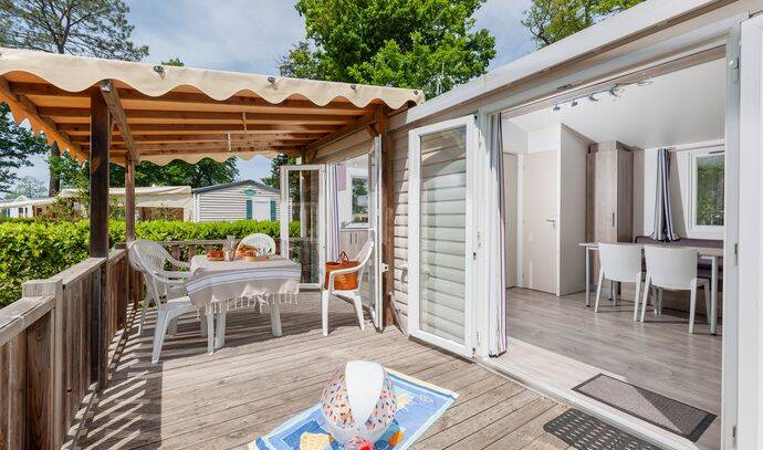 Mobil-home | Comfort | 2 Ch. | 4/6 pers. | Terrasse surélevée | A/C 1