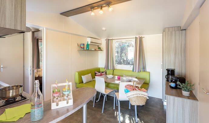 Mobil-home | Comfort | 2 Ch. | 4/6 pers. | Terrasse surélevée | A/C 3