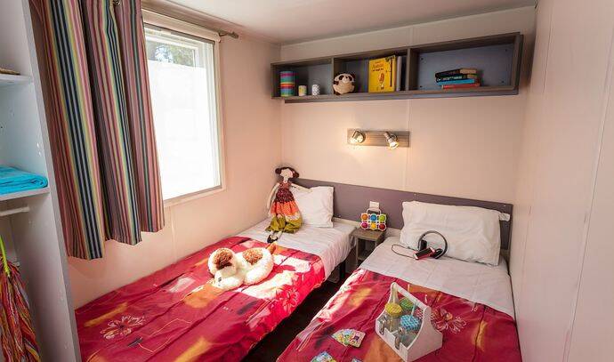 Mobil-home | Comfort | 2 Ch. | 4/6 pers. | Terrasse surélevée | A/C 5