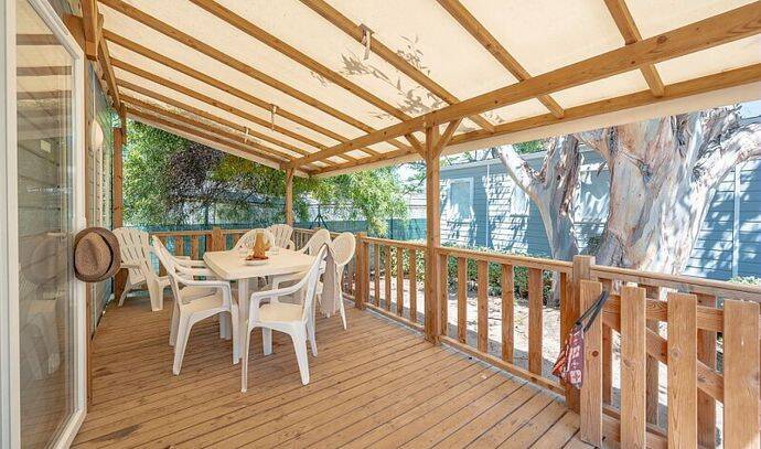 Mobil-home | Comfort | 2 Ch. | 4/6 pers. | Terrasse surélevée | A/C 1