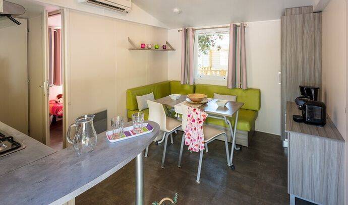 Mobil-home | Comfort | 2 Ch. | 4/6 pers. | Terrasse surélevée | A/C 2