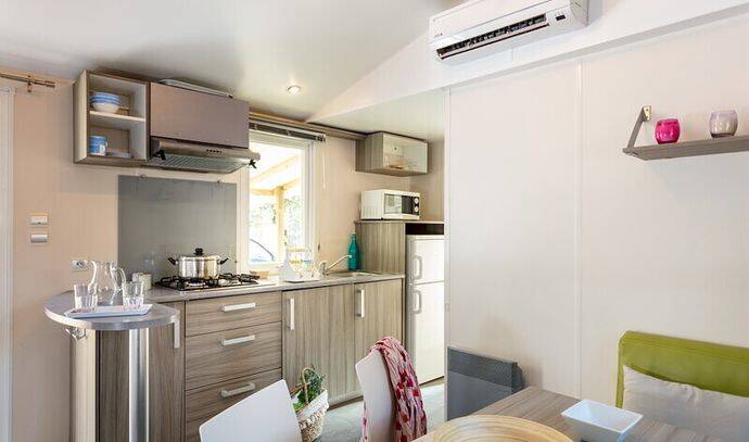 Mobil-home | Comfort | 2 Ch. | 4/6 pers. | Terrasse surélevée | A/C 3