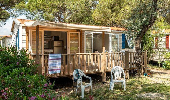 Mobil-home | Comfort | 2 Ch. | 4/6 pers. | Terrasse surélevée | A/C 0