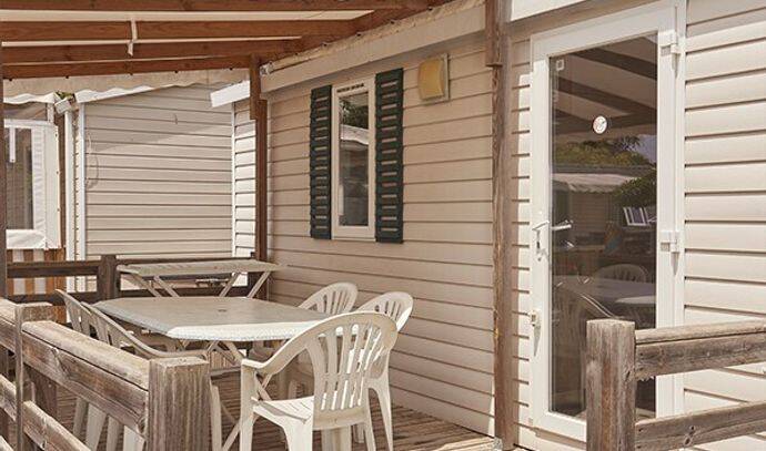 Mobil-home | Comfort | 2 Ch. | 4/6 pers. | Terrasse surélevée | A/C 2