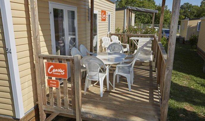 Mobil-home | Comfort | 2 Ch. | 4/6 pers. | Terrasse surélevée | A/C 1