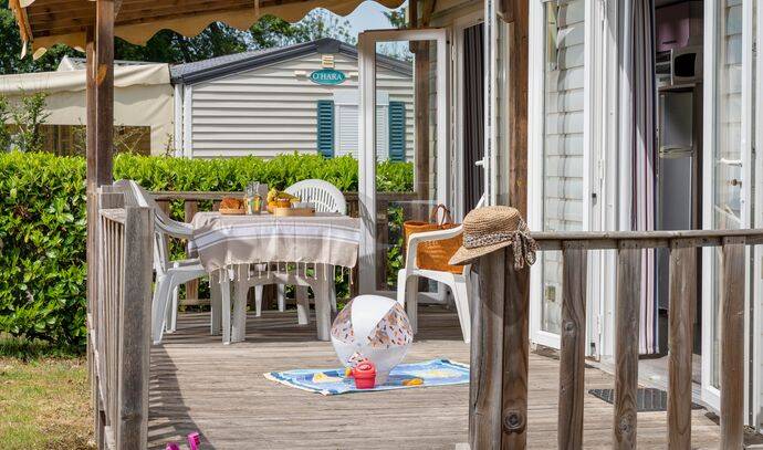 Mobil-home | Comfort | 2 Ch. | 4/6 pers. | Terrasse surélevée 1