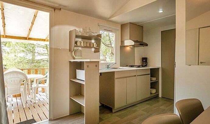 Mobil-home | Comfort | 2 Ch. | 4/6 pers. | Terrasse surélevée 1