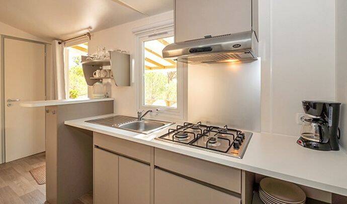 Mobil-home | Comfort | 2 Ch. | 4/6 pers. | Terrasse surélevée 1