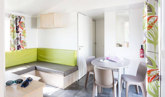 Mobil-home | Comfort | 3 Ch. | 6 pers. | Terrasse surélevée | A/C | TV 2