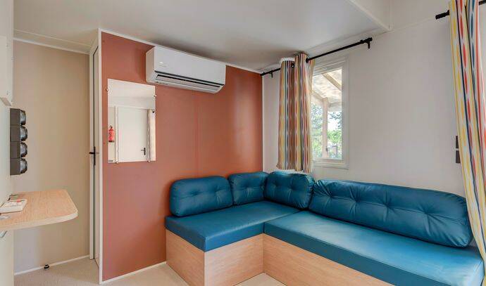 Mobil-home | Comfort | 3 Ch. | 6 pers. | Terrasse surélevée | A/C 3