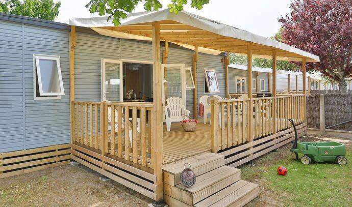 Mobil-home | Comfort | 3 Ch. | 6 pers. | Terrasse surélevée | A/C 1