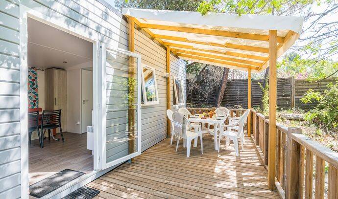 Mobil-home | Comfort | 3 Ch. | 6 pers. | Terrasse surélevée | A/C 1