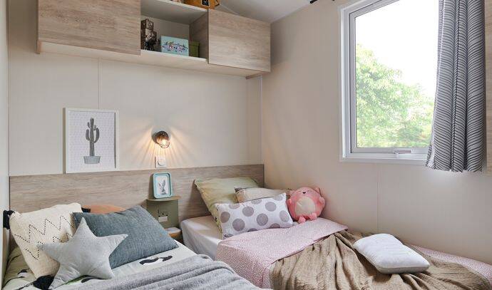 Mobil-home | Comfort | 3 Ch. | 6 pers. | Terrasse surélevée 6