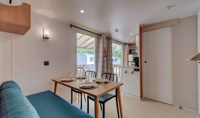 Mobil-home | Comfort | 3 Ch. | 6 pers. | Terrasse surélevée | A/C 4