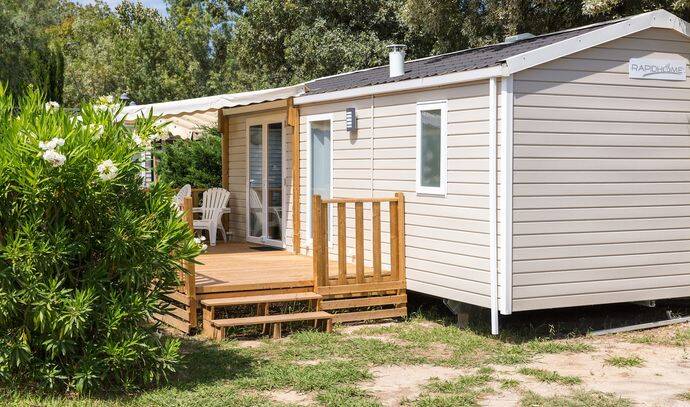 Mobil-home | Comfort | 3 Ch. | 6 pers. | Terrasse surélevée | A/C 1
