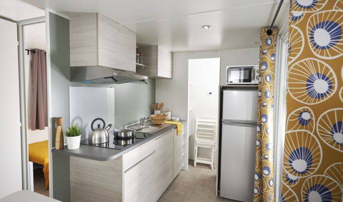 Mobil-home | Premium Exclusive | 3 Ch. | 6 pers. | Terrasse Lounge | A/C | TV 3