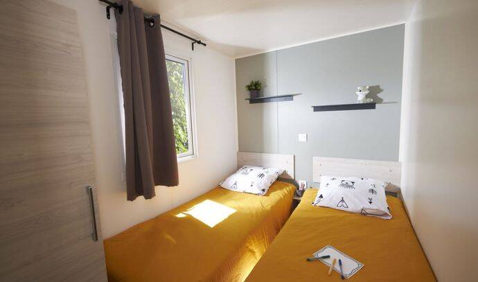 Mobil-home | Premium Exclusive | 3 Ch. | 6 pers. | Terrasse Lounge | A/C | TV 6