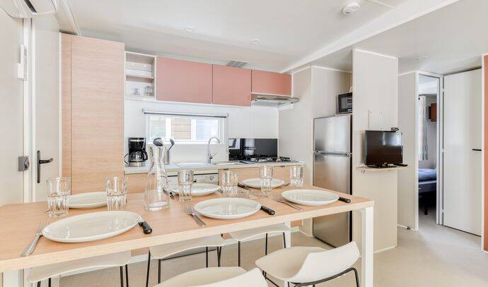 Mobil-home | Premium Exclusive | 3 Ch. | 6 pers. | Terrasse Lounge | A/C | TV 4