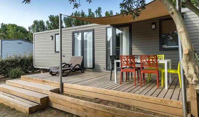Mobil-home | Premium | 3 Ch. | 6 pers. | Terrasse Lounge | A/C | TV 1