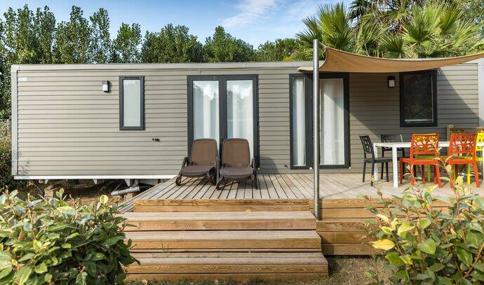 Mobil-home | Premium | 3 Ch. | 6 pers. | Terrasse Lounge | A/C | TV 0