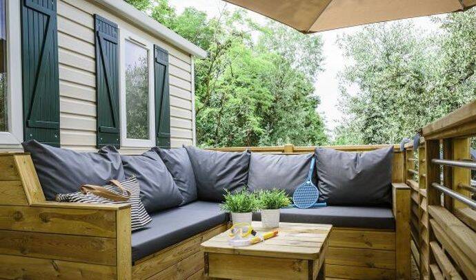 Mobil-home | Premium Exclusive | 3 Ch. | 6 pers. | Terrasse Lounge | A/C | TV 2
