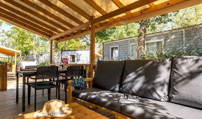 Mobil-home | Ultimate | 3 Ch. | 6 pers. | Terrasse Lounge | A/C | TV 1