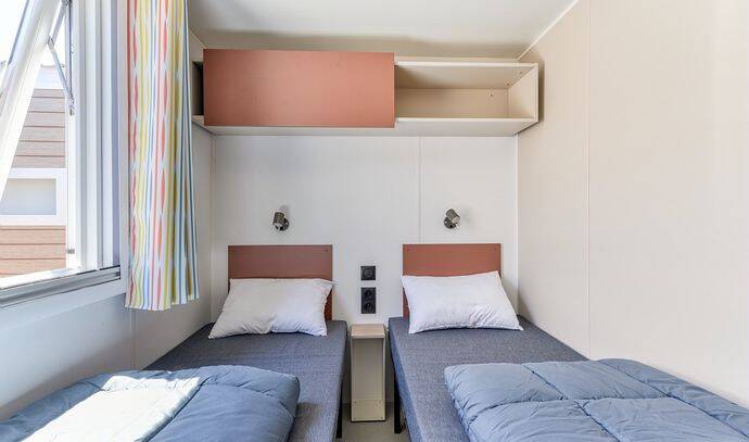 Mobil-home | Premium Exclusive | 3 Ch. | 6 pers. | Terrasse Lounge | A/C | TV 7