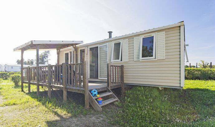 Mobil-home | Comfort | 3 Ch. | 6 pers. | Terrasse surélevée | A/C 1