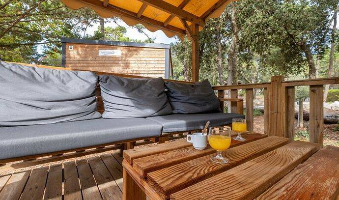 Mobil-home | Comfort | 3 Ch. | 6 pers. | Terrasse Lounge | A/C 1