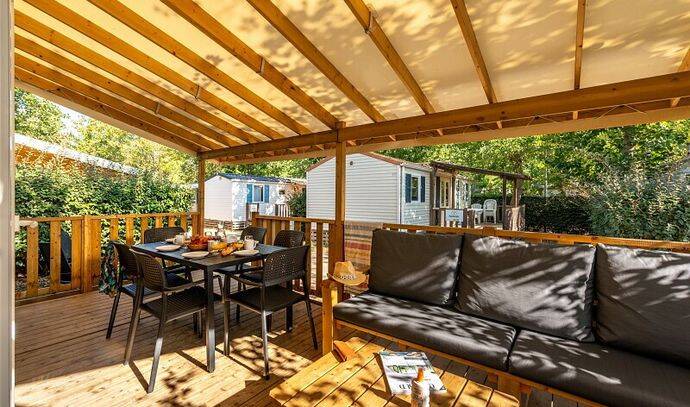 Mobil-home | Comfort | 3 Ch. | 6 pers. | Terrasse Lounge | A/C 1
