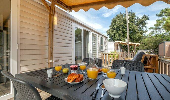 Mobil-home | Comfort | 3 Ch. | 5 pers. | Terrasse Lounge | A/C 1