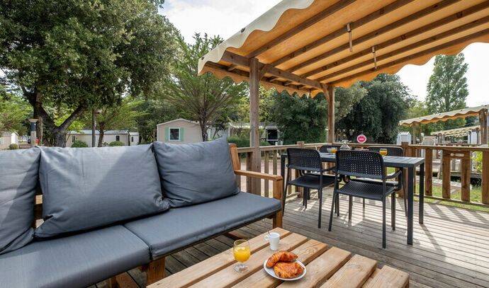 Mobil-home | Comfort | 3 Ch. | 5 pers. | Terrasse Lounge | A/C 2